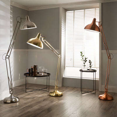 Alonzo Brass Task Floor Lamp