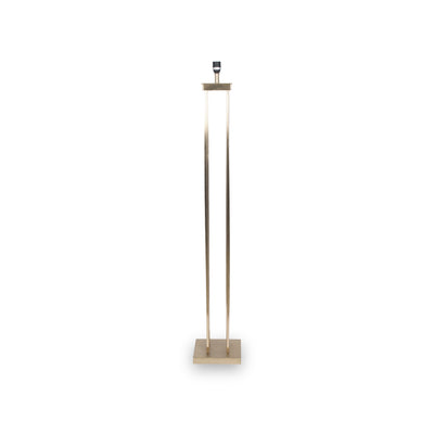 Langston Satin Brass Metal 4 Post Floor Lamp