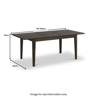 Norburn Oak 150-200cm Extendable Dining Table