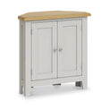 Lundy Grey Small Corner Cabinet from Roseland 