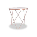 Rhodes Round Copper Side Table
