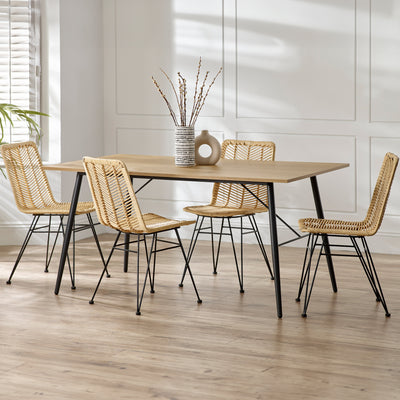 Taylor 160cm Oak Effect Dining Table