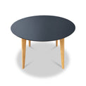 Remy Black 120cm Round Dining Table