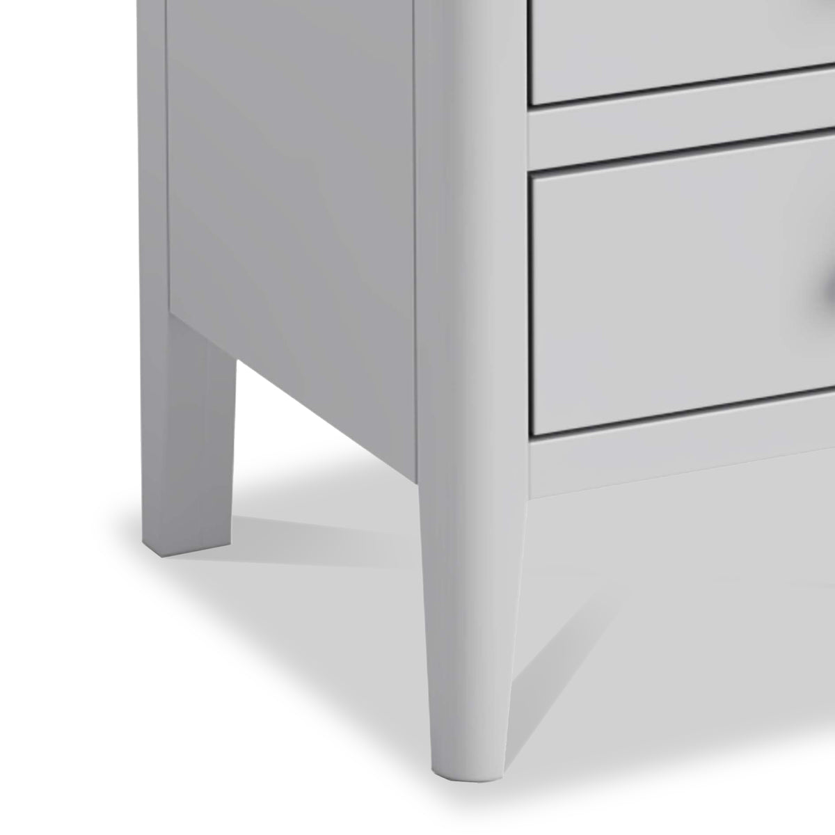 Elgin Grey 3 Drawer Bedside Table