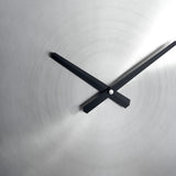 Brushed Nickel Round Wall Clock