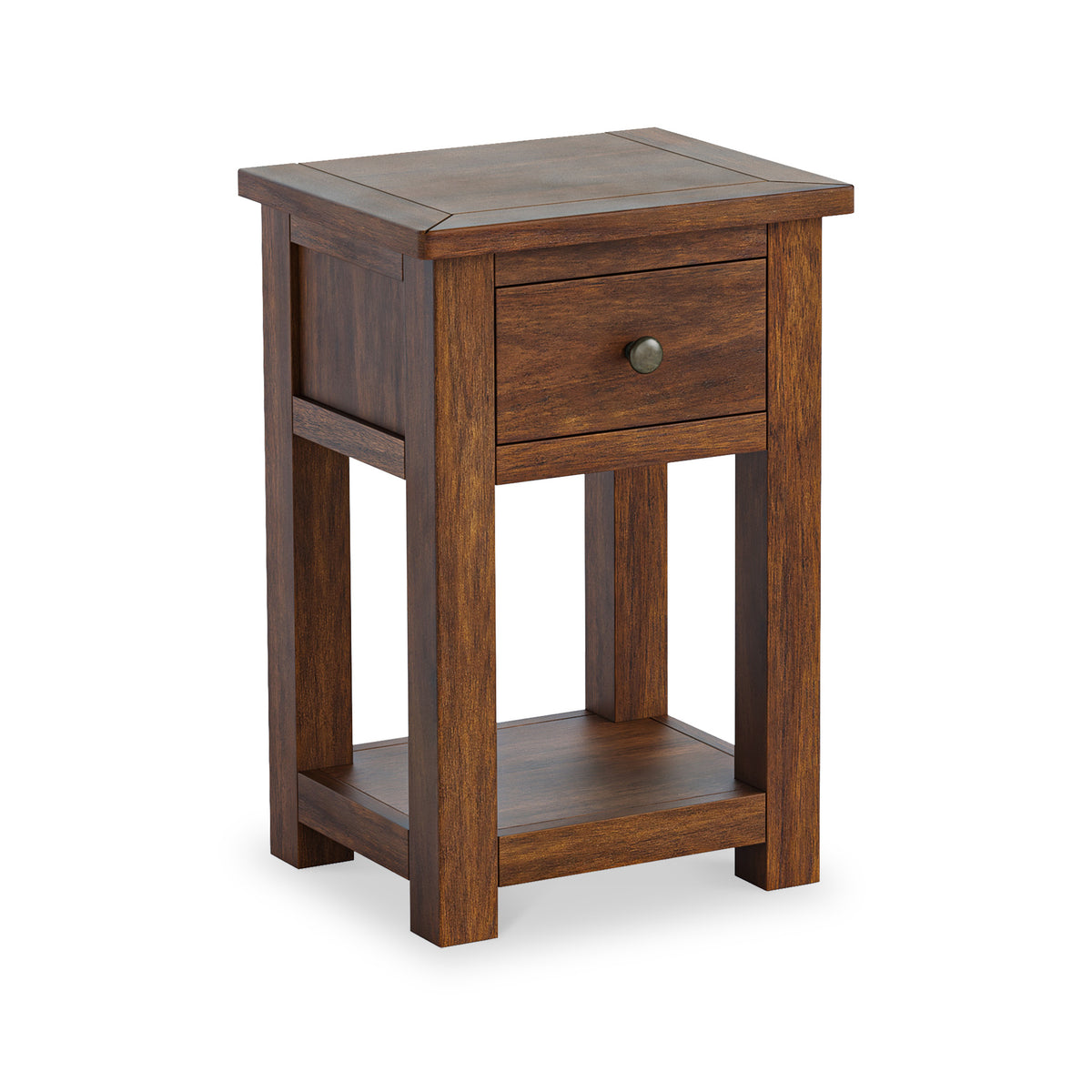 Duchy Acacia 1 Drawer Brown Bedside Table from Roseland Furniture