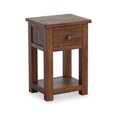 Duchy Acacia 1 Drawer Bedside Table