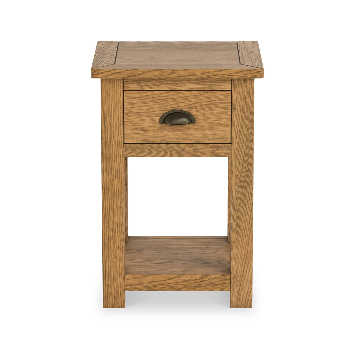 Duchy Waxed Oak 1 Drawer Bedside from Roseland Furniture