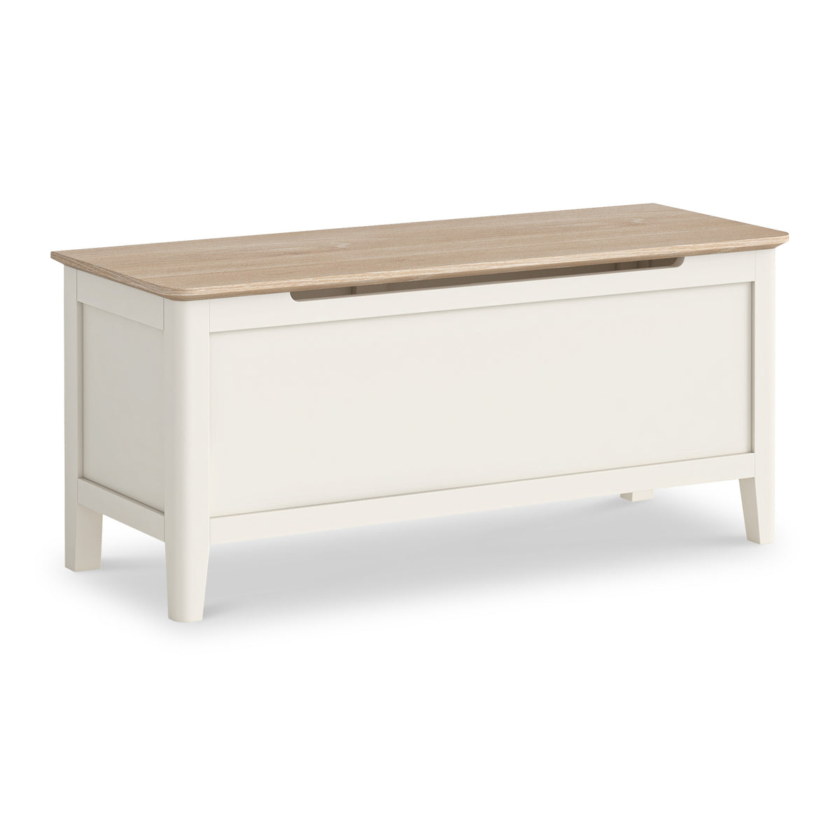 Penrose Coconut White Blanket Box from Roseland Furniture