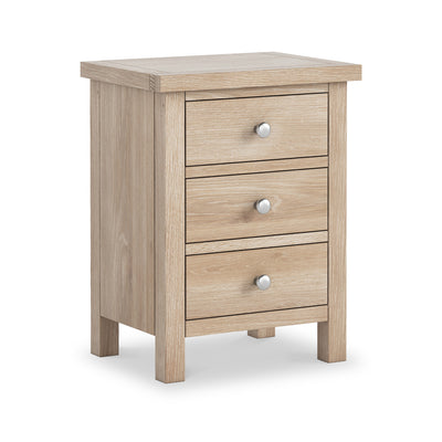 Farrow Washed Oak Bedside Table