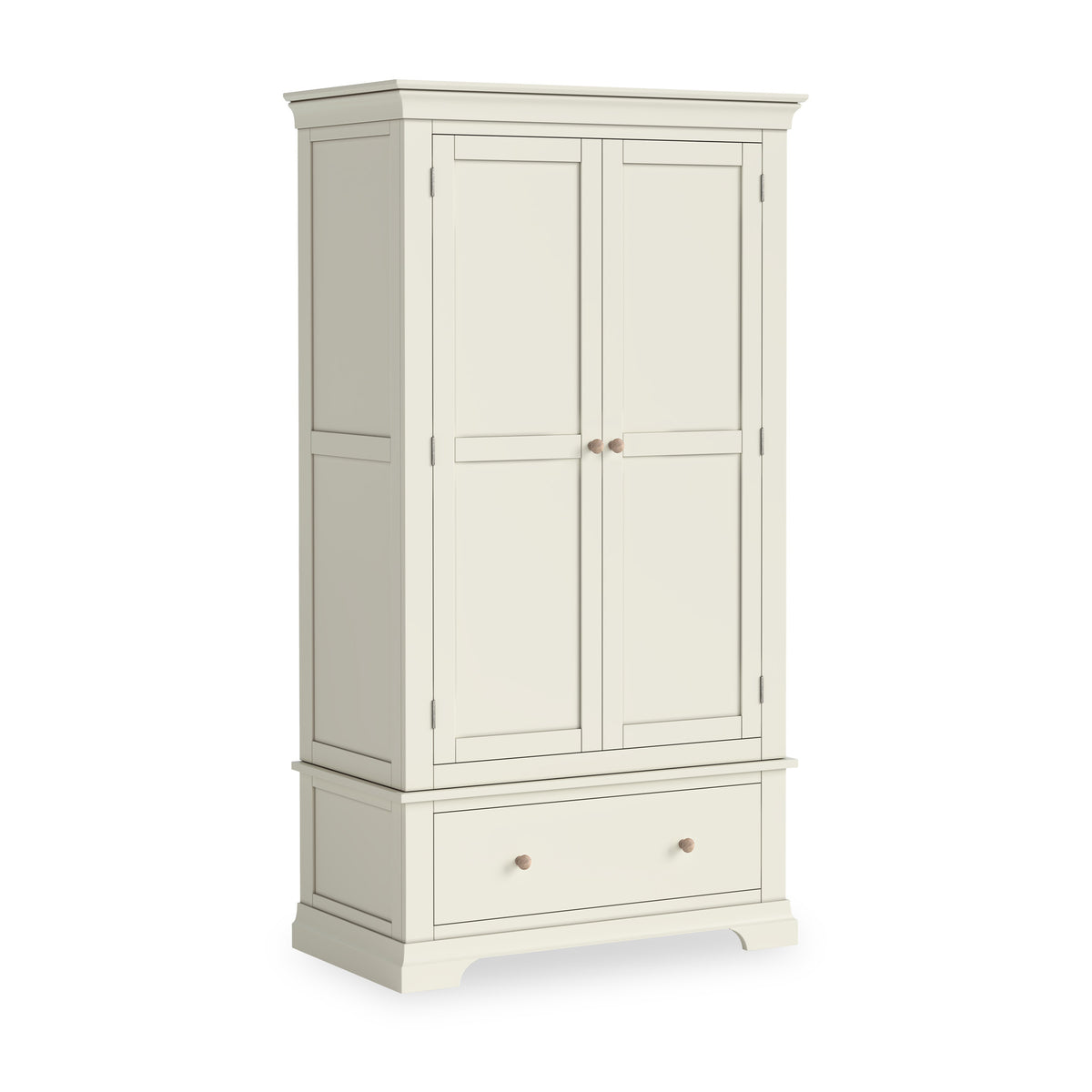 Colette Cream Double Wardrobe Drawer from Roseland Furniture