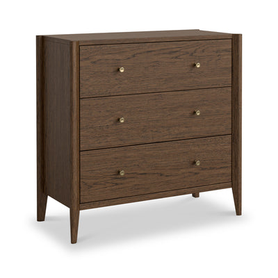 Cavell Oak 3 Drawer Chest