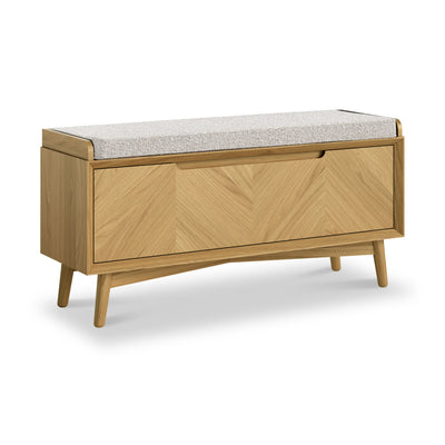 Flintham Oak Storage Bench