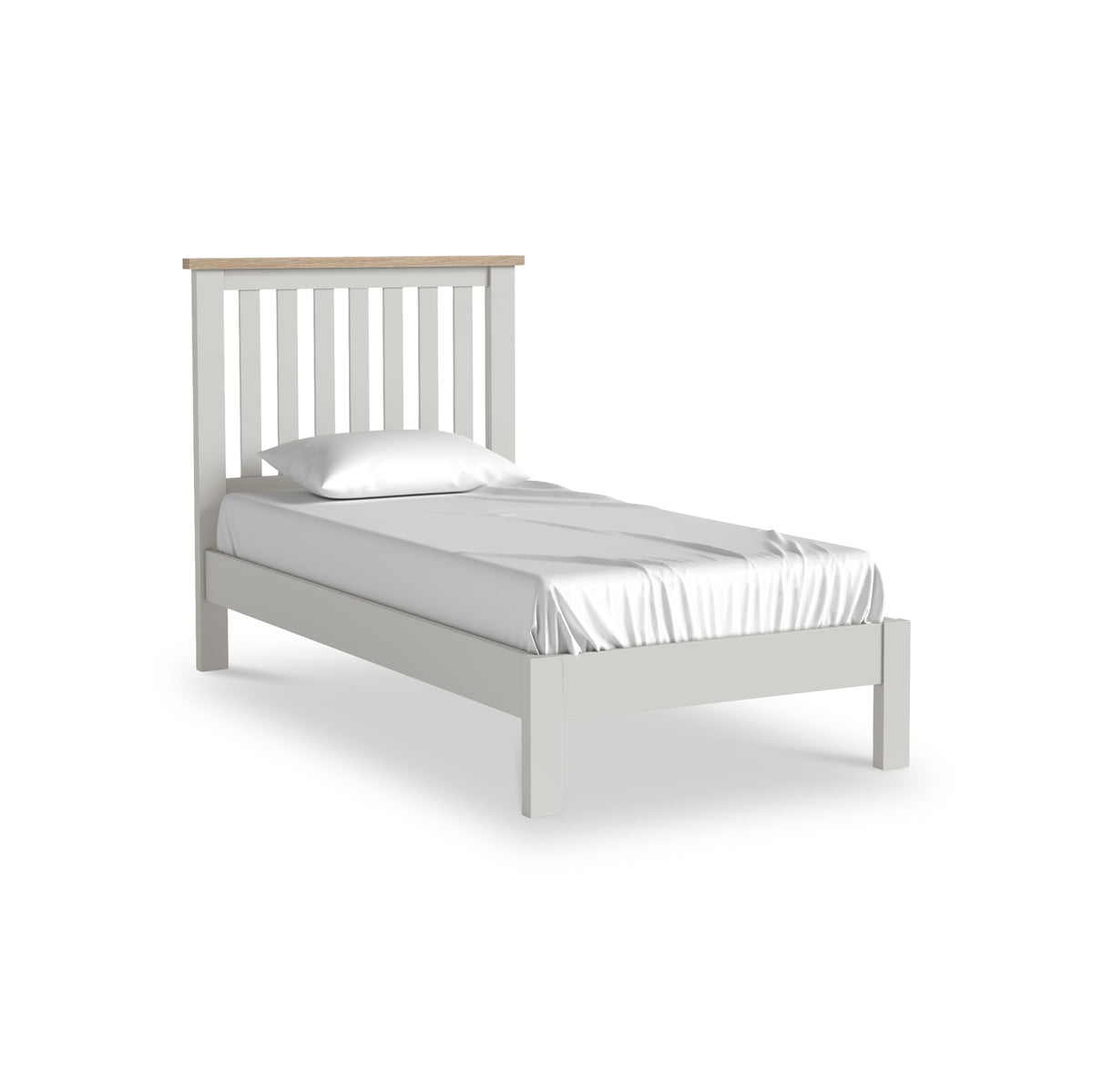 Trelan Bedframe Single Light Grey from Roseland Furniture