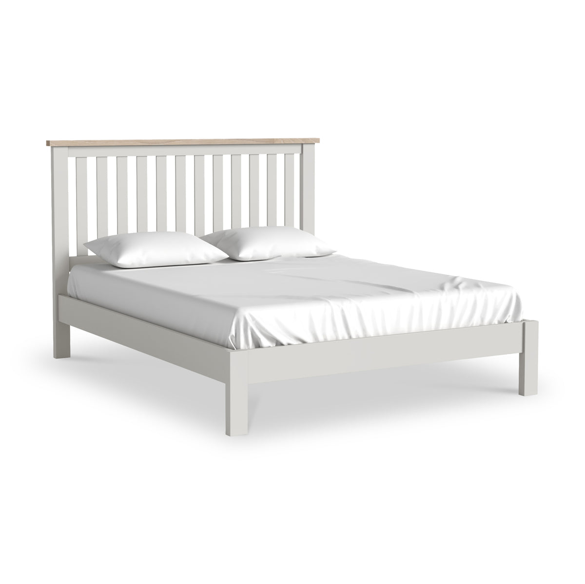 Trelan Bedframe King Light Grey from Roseland Furniture