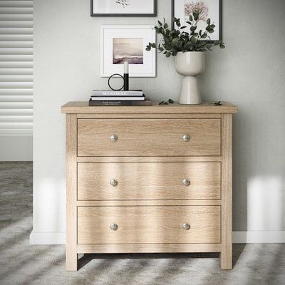 Farrow Washed Oak 3 Drawer Chest