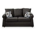 Broughton Faux Linen 2 Seater Sofabed with Denim Scatter Cushions from Roseland Furniture