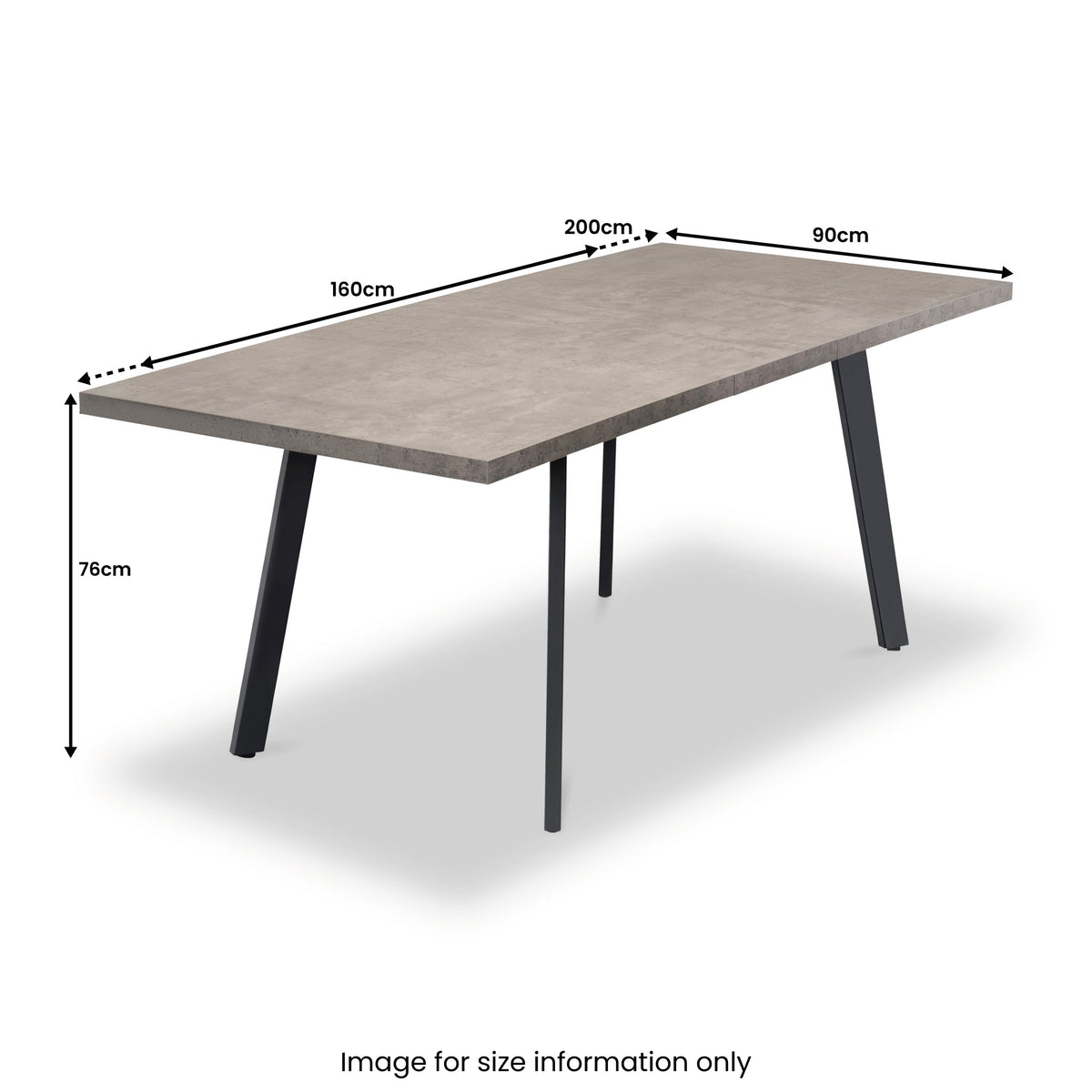 Parker Grey Extending Dining Table