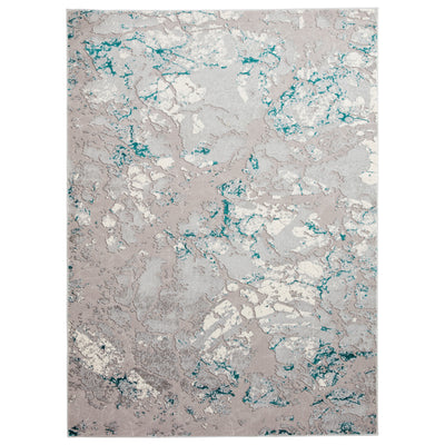 Aldrin Grey Marble Effect Rug