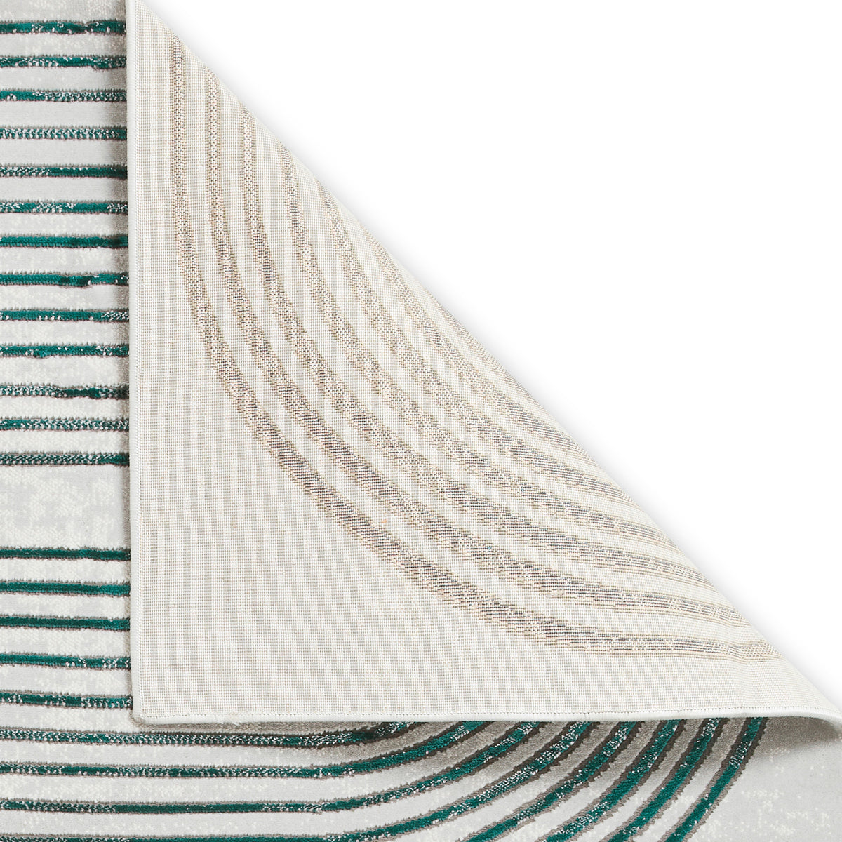 Aldrin Grey Green Swirl Patterned Rug