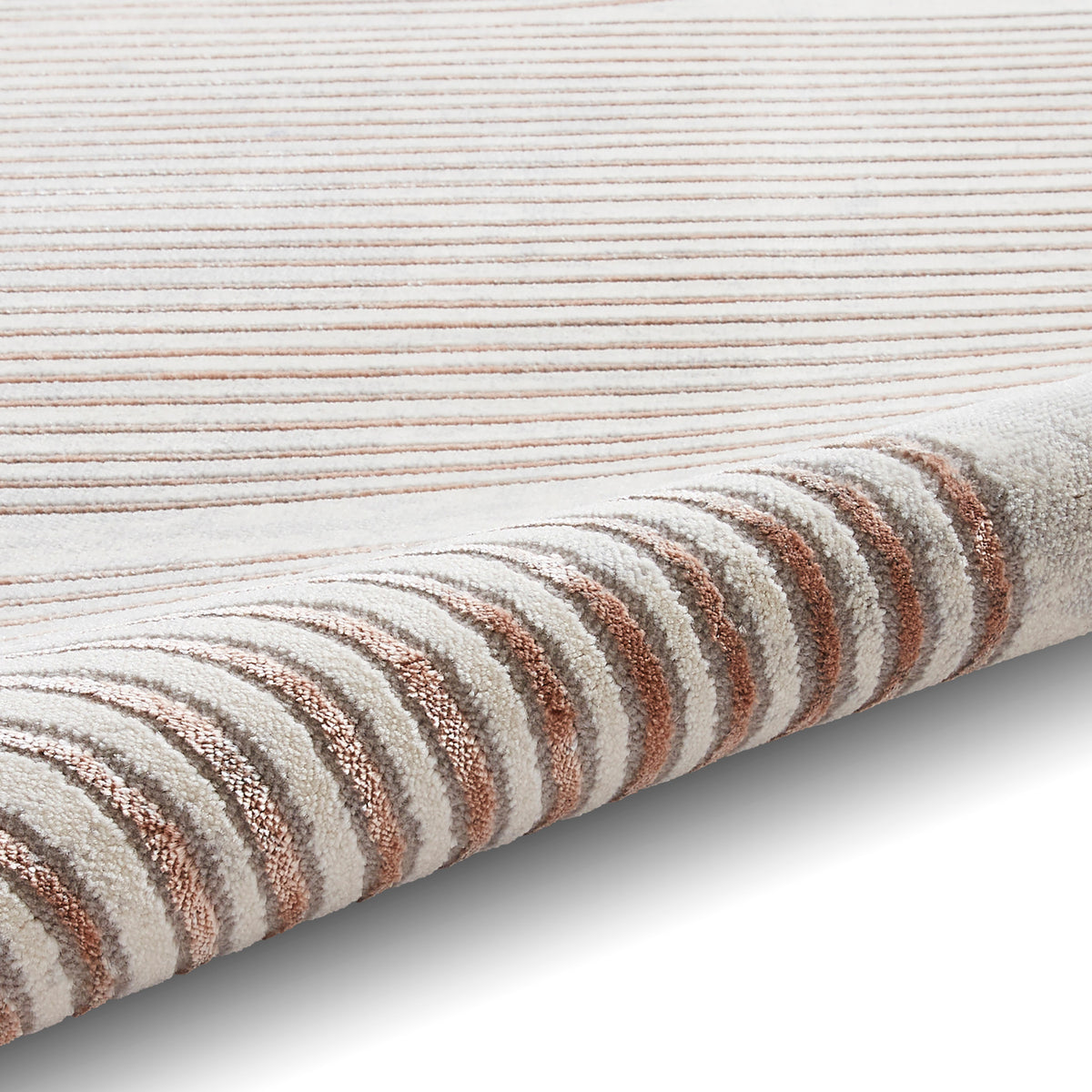 Aldrin Grey Rose Swirl Patterned Rug