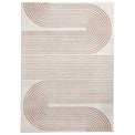 Aldrin Grey Rose Swirl Patterned Rug from Roseland furniture