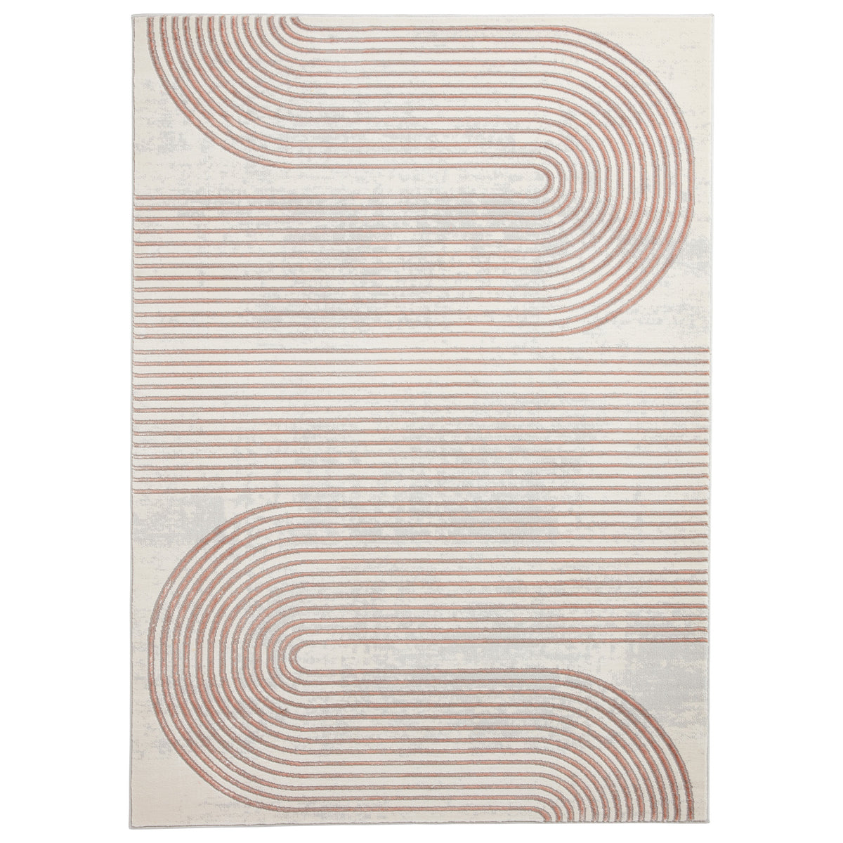 Aldrin Grey Rose Swirl Patterned Rug from Roseland furniture