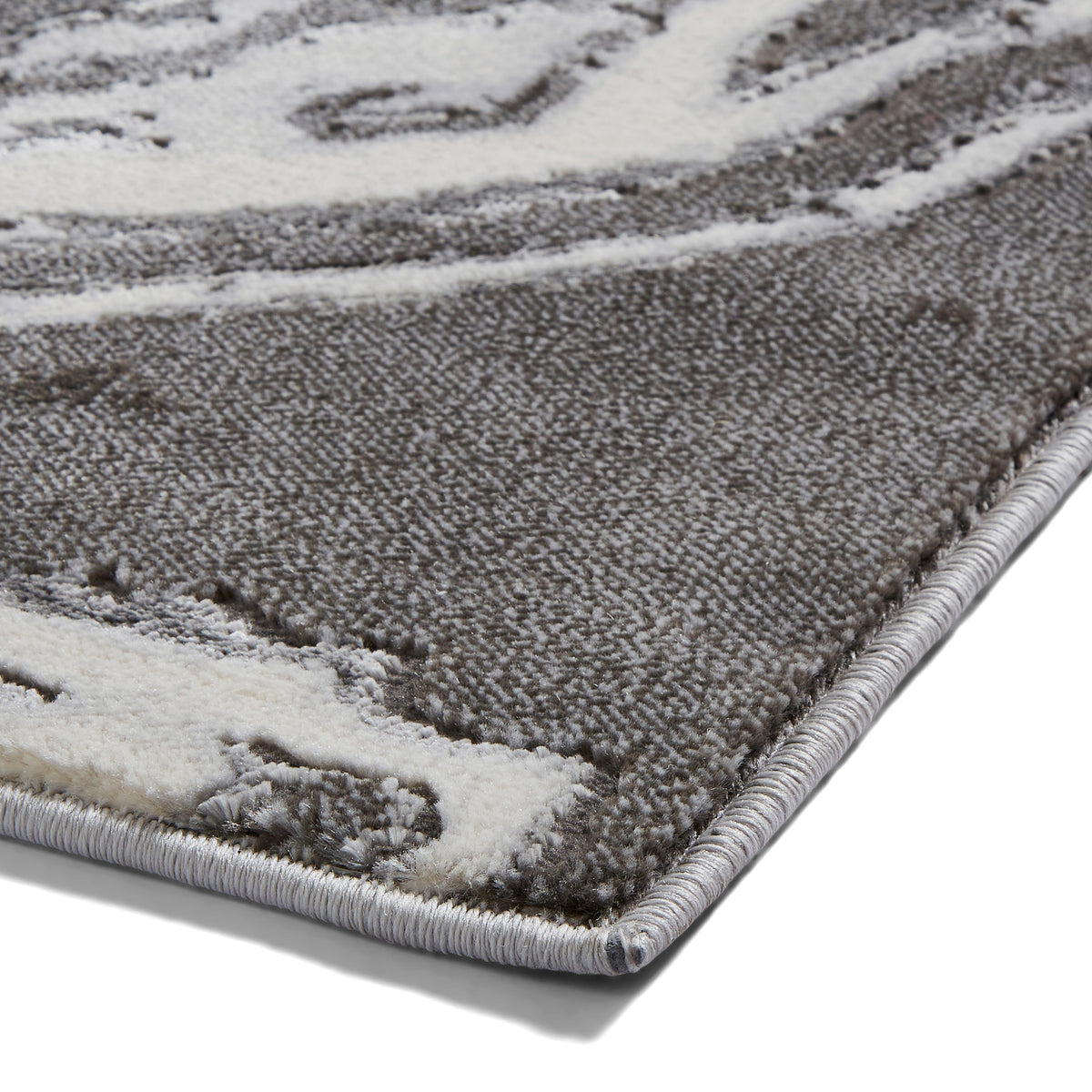 Aldrin Grey Marble Swirl Rug