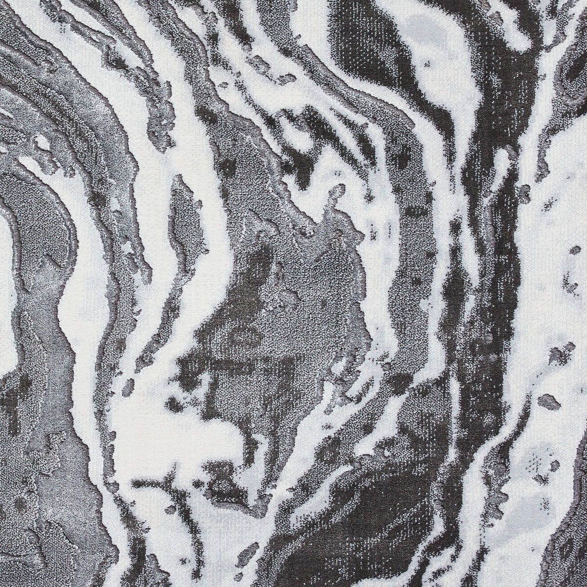 Aldrin Grey Marble Swirl Rug