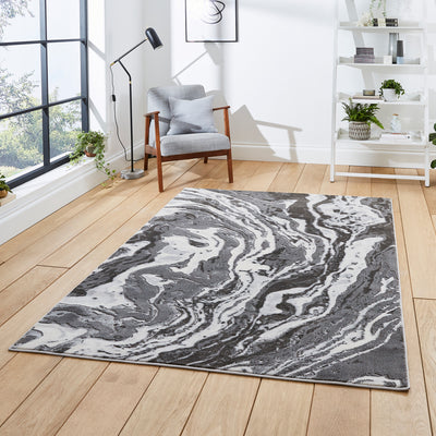 Aldrin Marble Swirl Rug
