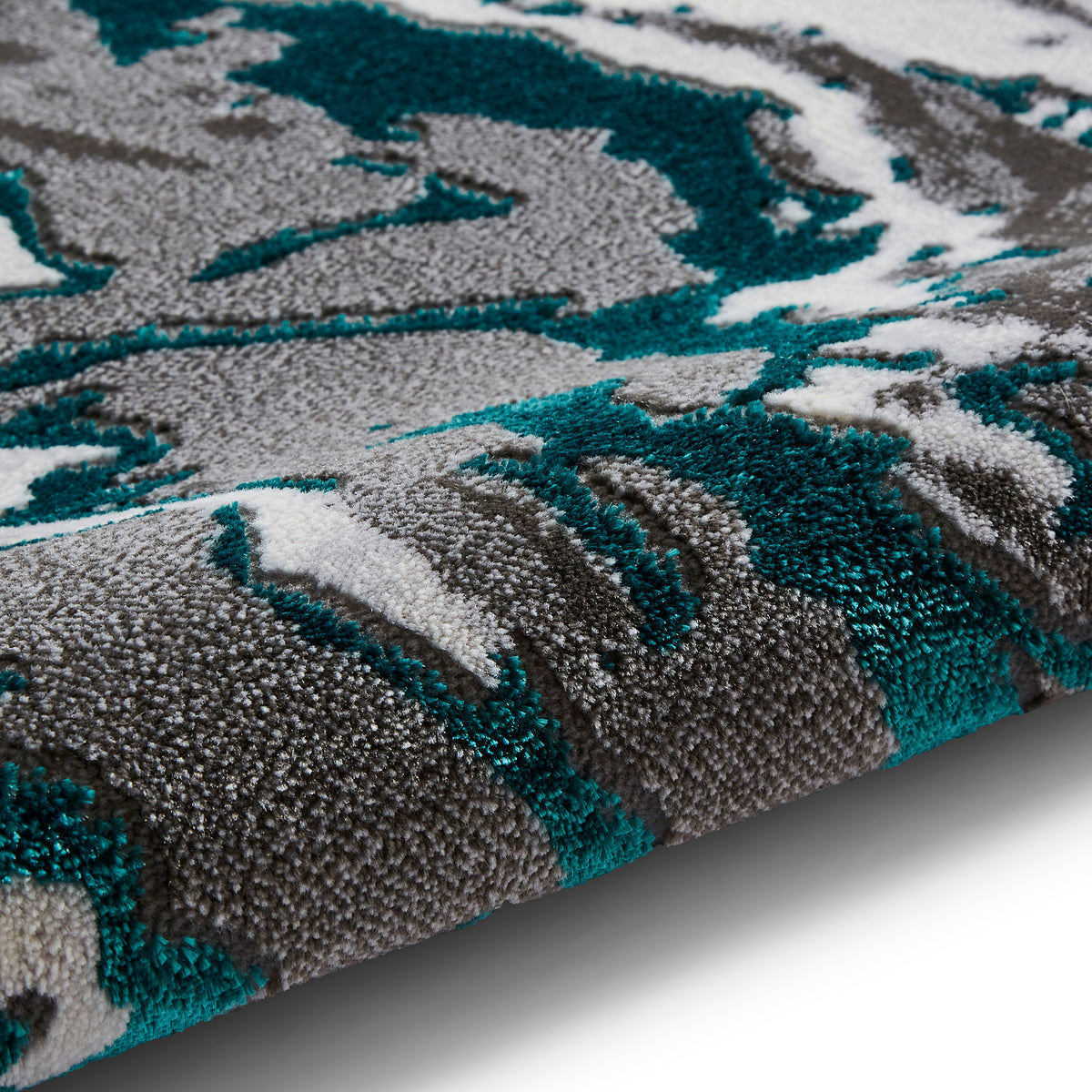 Aldrin Grey Green Marble Swirl Rug