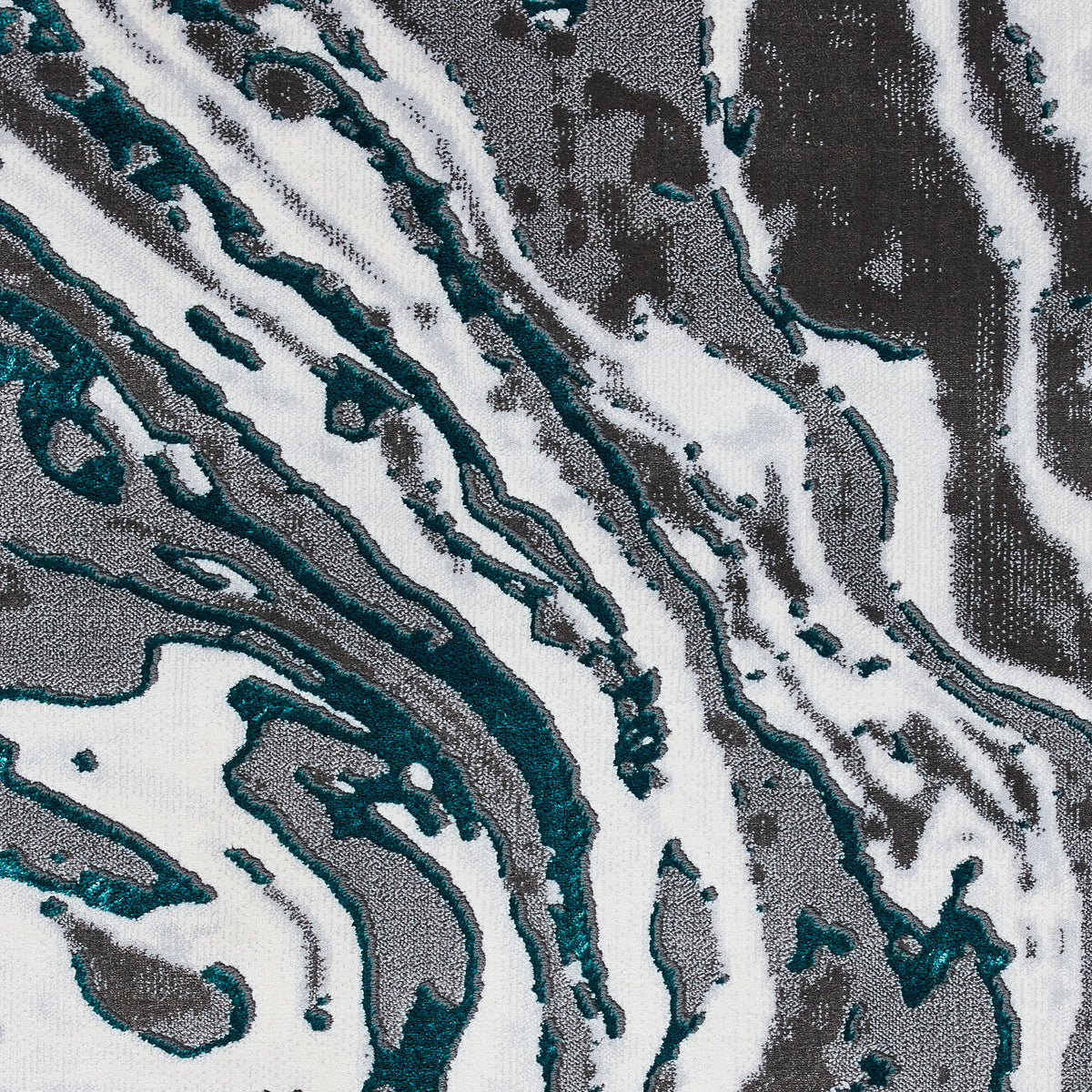 Aldrin Grey Green Marble Swirl Rug