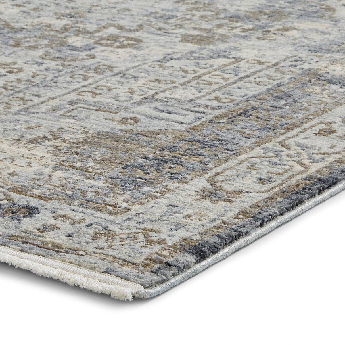 Thea Distressed Grey Vintage Rug