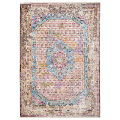 Thea Moroccan Multicoloured Distressed Rug