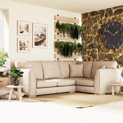 Oakley Faux Leather 2 Corner 2 Sofa