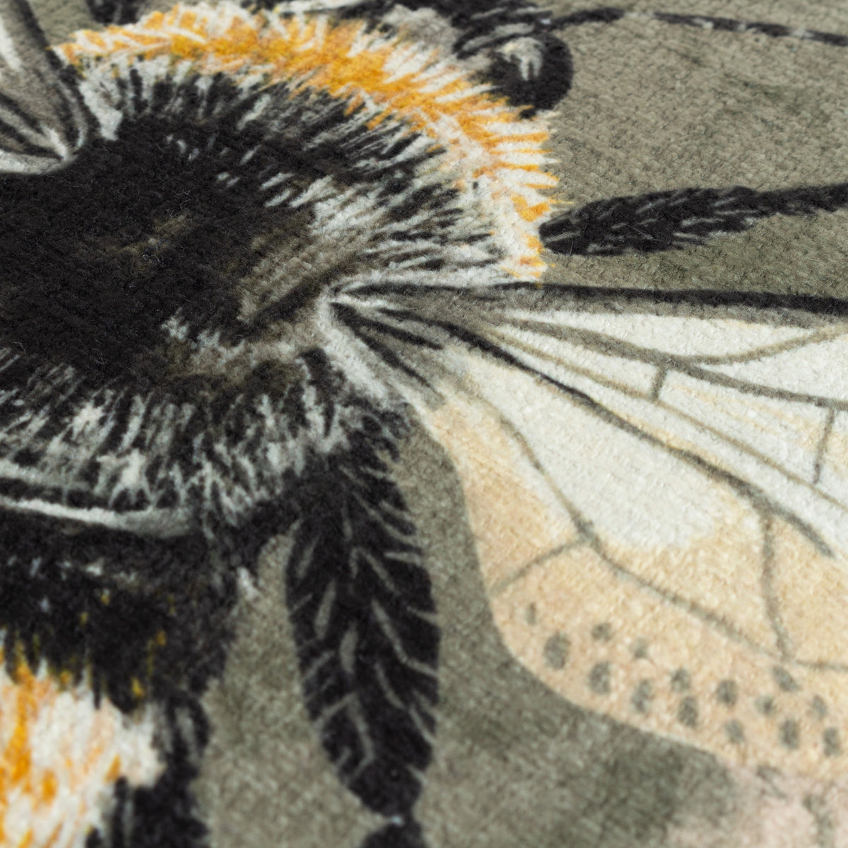 Avebury Bee 43cm Polyester Cushion from Roseland