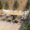 Bali 8 Seat Oval Outdoor Dining Set