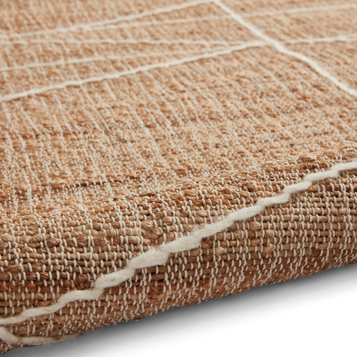 Karin Natural Geometric Jute Rug