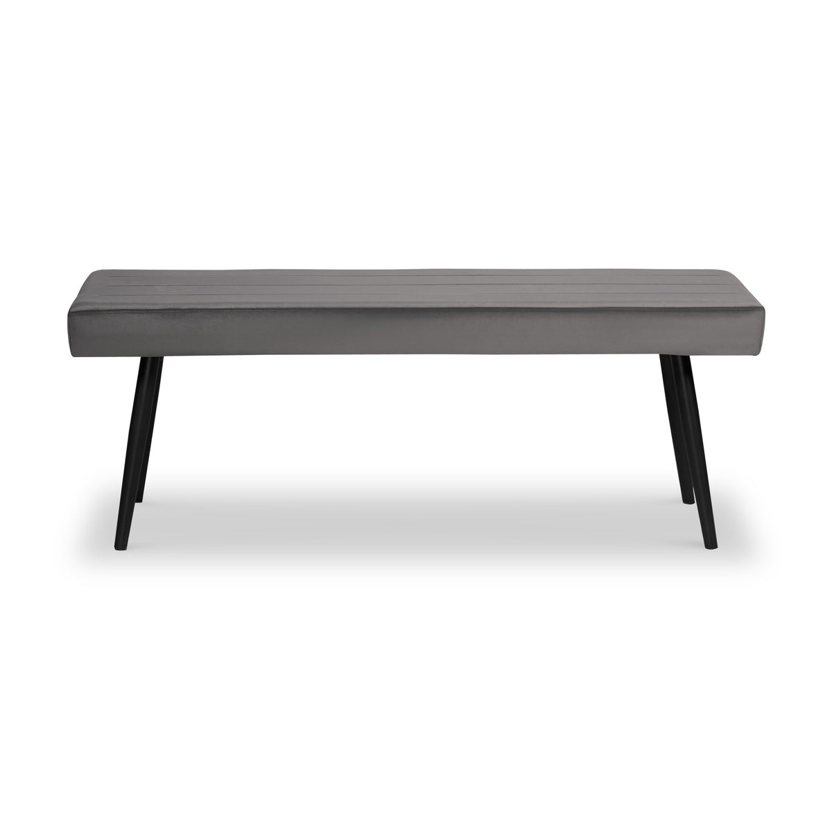 Whitstone Grey Velvet Dining Bench