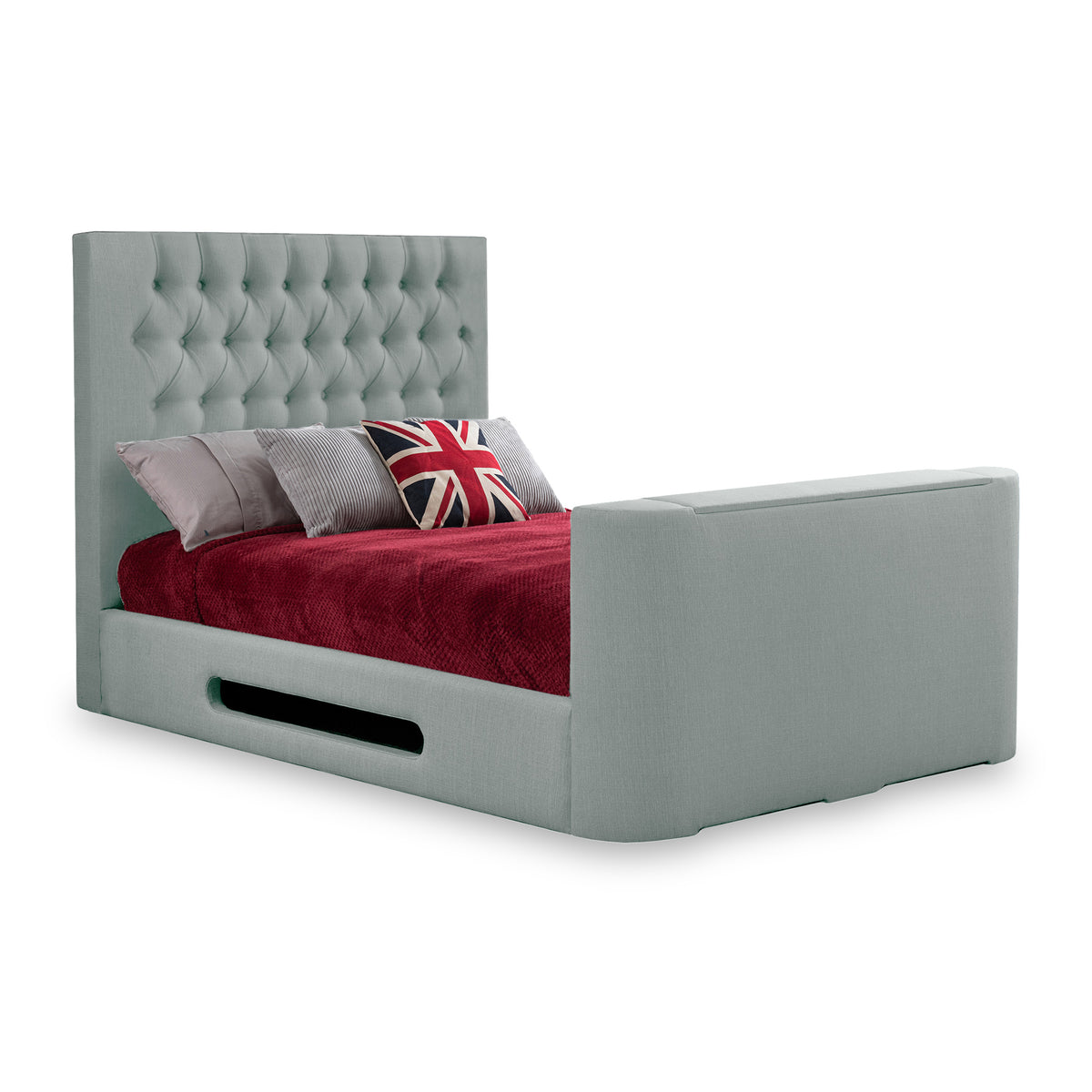 Tilly Faux Linen TV Bed from Roseland Furniture