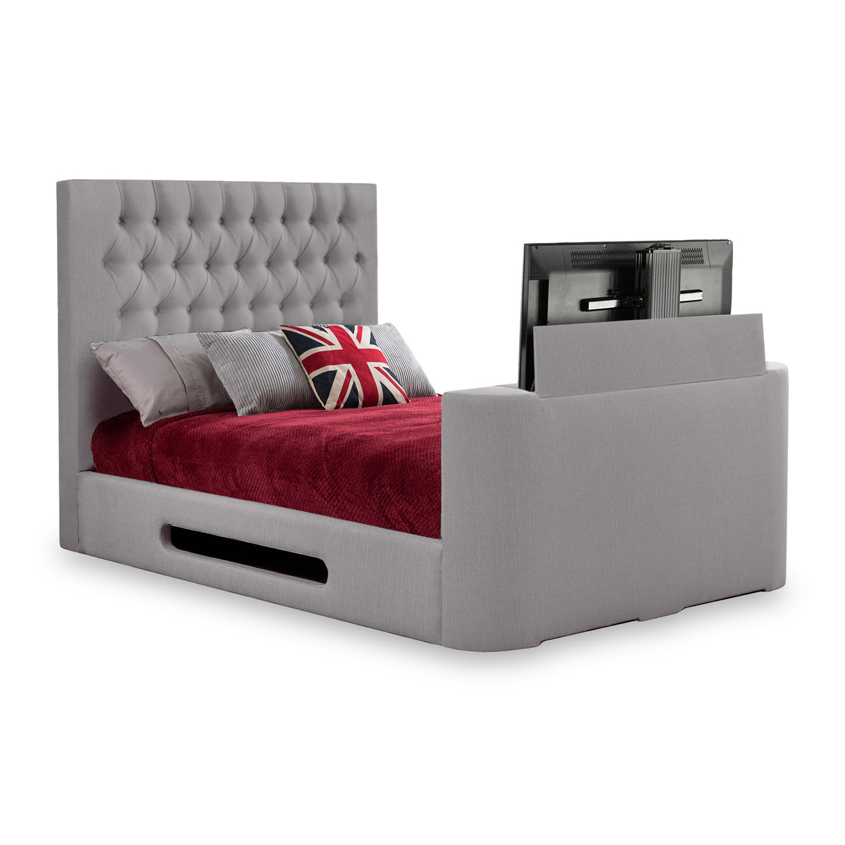 Tilly Faux Linen TV Bed from Roseland Furniture