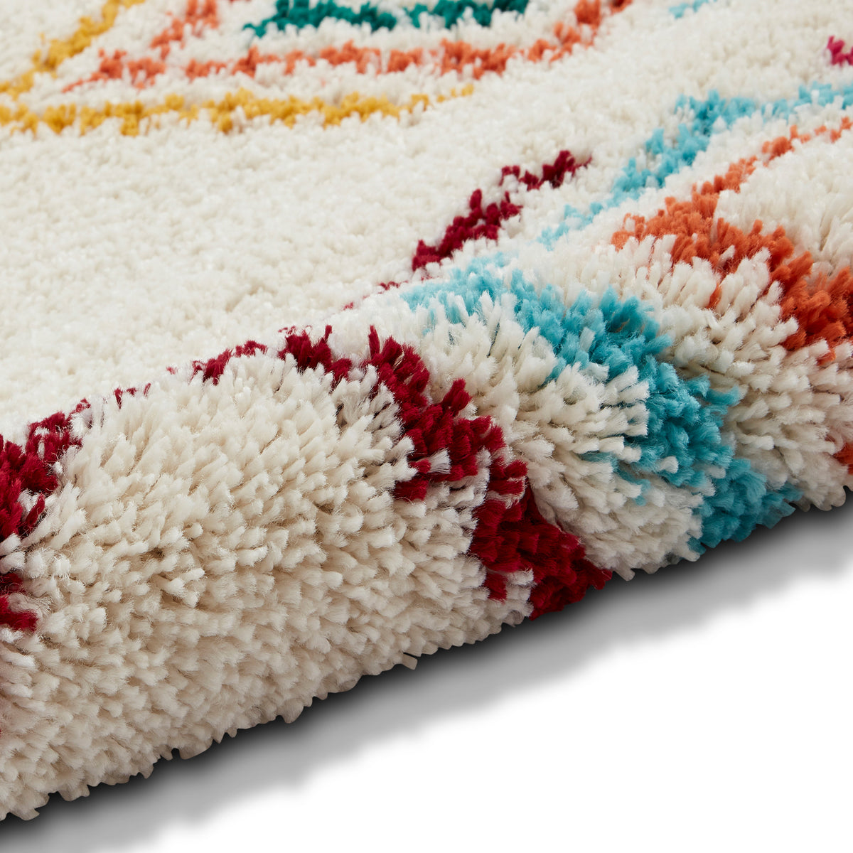 Edie Boho Multi Coloured Geometric Rug