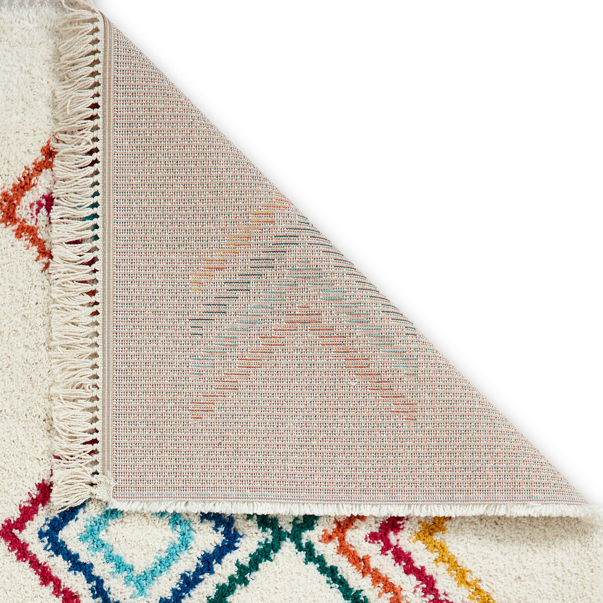 Edie Boho Multi Coloured Geometric Rug