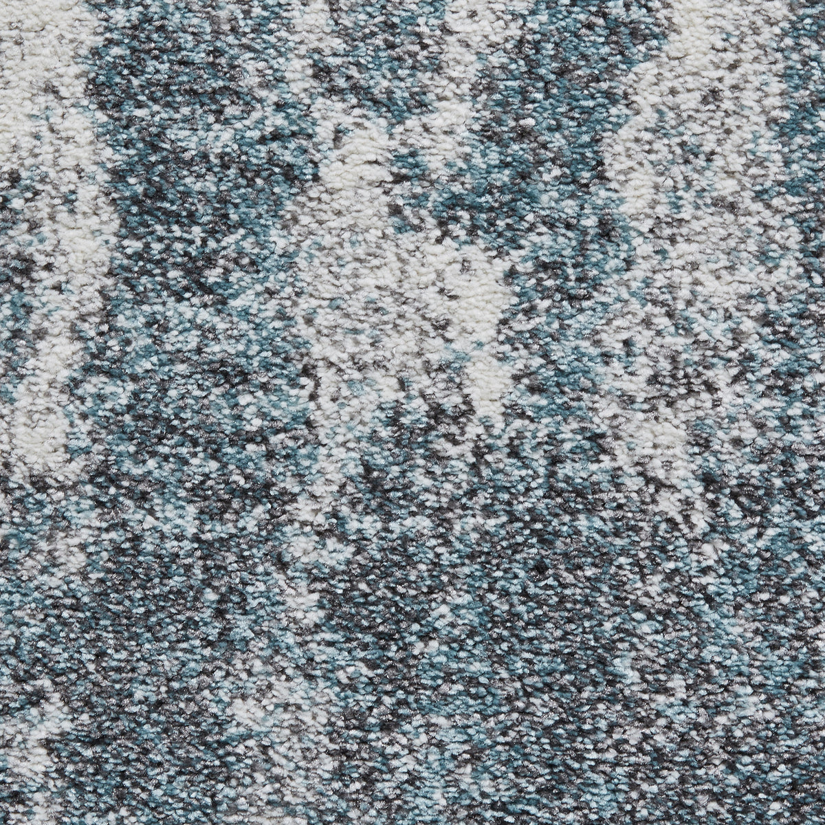 Brockton Blue Abstract Patterned Hand Carved Rug