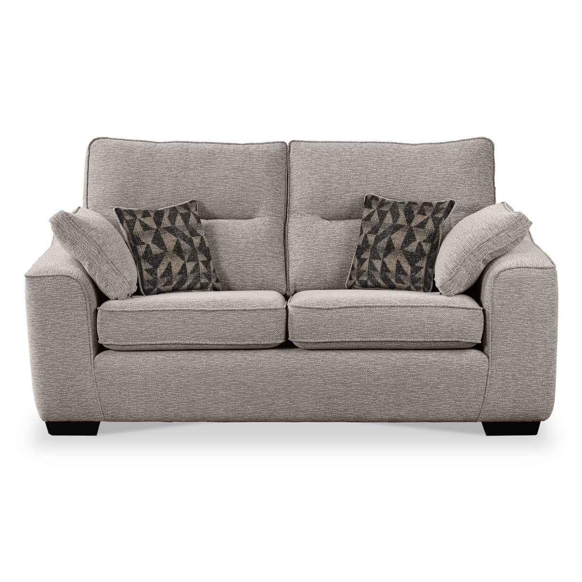 Sudbury Taupe 2 Seater Sofabed with Charcoal Scatter Cushions
