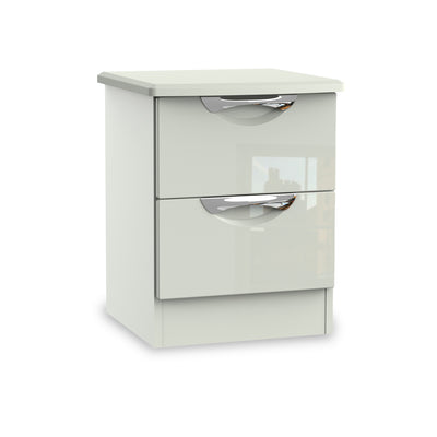 Beckett Gloss 2 Drawer Bedside Cabinet