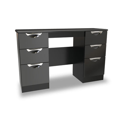 Beckett Gloss 6 Drawer Storage Desk