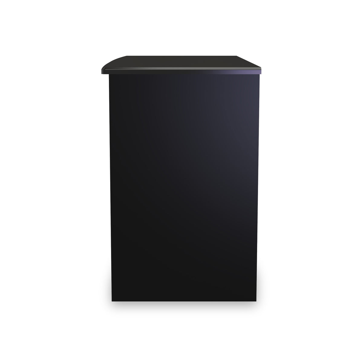 Beckett Black Gloss 3 Drawer Storage Desk