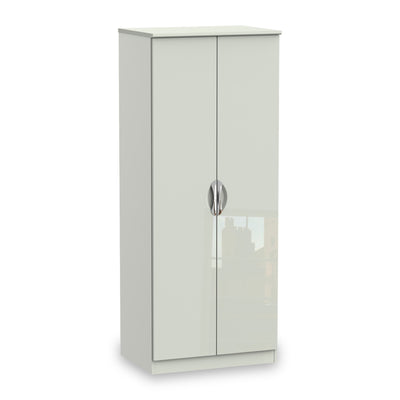 Beckett Gloss 2 Door Wardrobe