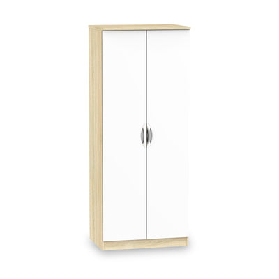 Beckett Gloss 2 Door Wardrobe